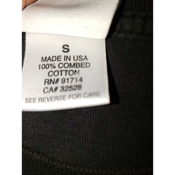 A|X ARMANI EXCHANGE‎ Patch Cut Sew T Shirt Size Small Made in USA Vintage - Picture 5 of 7